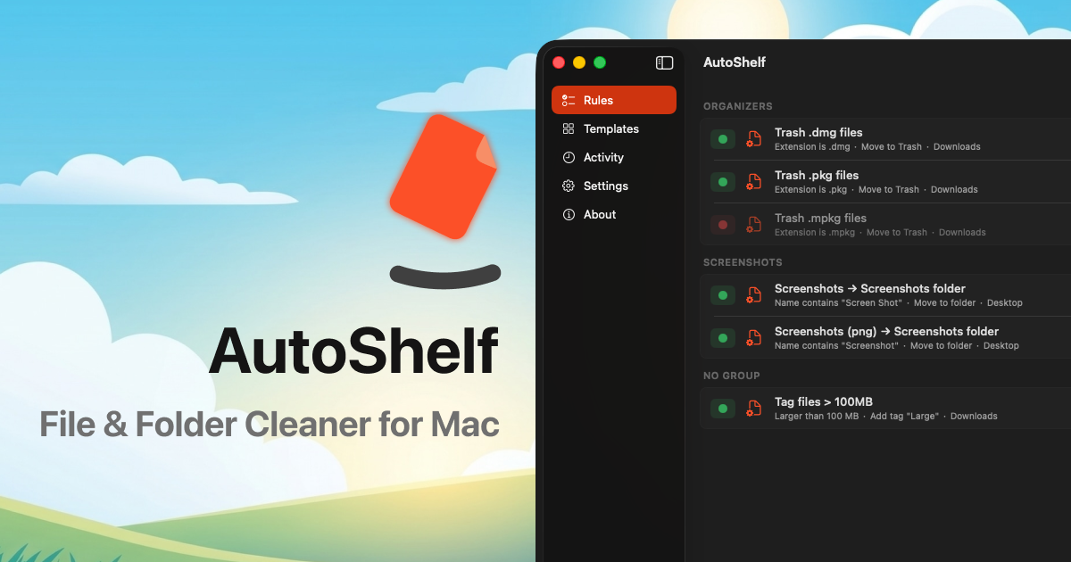 AutoShelf 2.0 screenshot